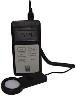 Прибор для измерения плотности светового потока люксметр LX-93